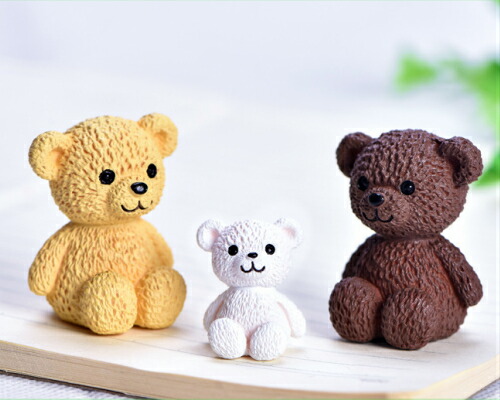 楽天市場】動物フィギュア くま お座り熊 くま 水耕栽培 テラリウム