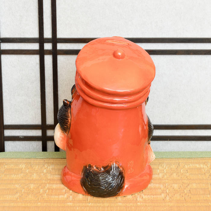 楽天市場】【当店オススメ】 信楽焼 陶器 たぬき 郵便ポスト狸 貯金箱