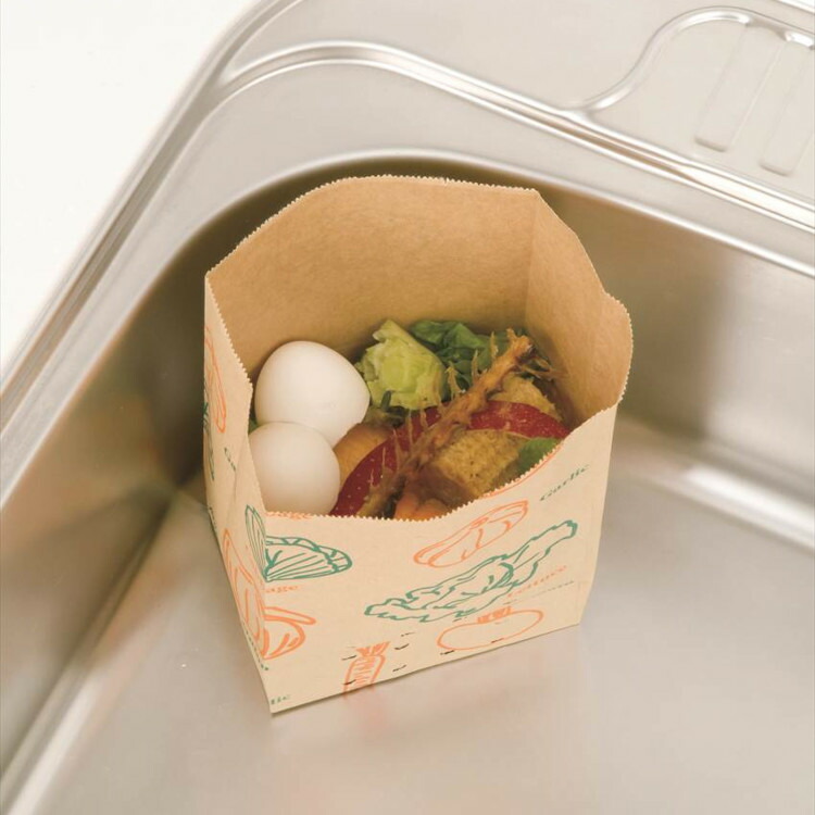 楽天市場】三角コーナー 水切り袋 紙製 40枚 水切りゴミ袋 破れにくい