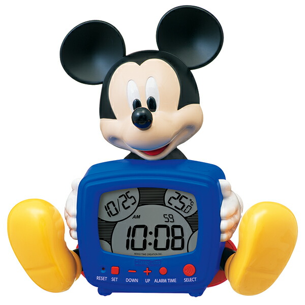 楽天市場】ミッキーマウスの目覚まし時計 Mickey Mouse アラーム