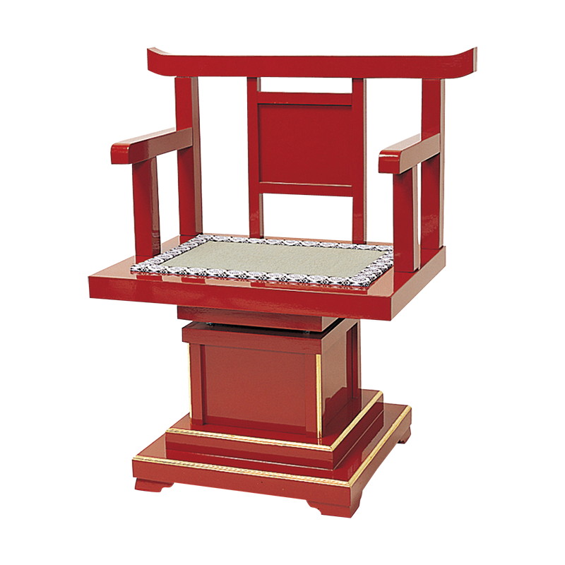 楽天市場】【マラソンP5倍+クーポン】回転式曲録 朱塗・黒塗 木製 曲録