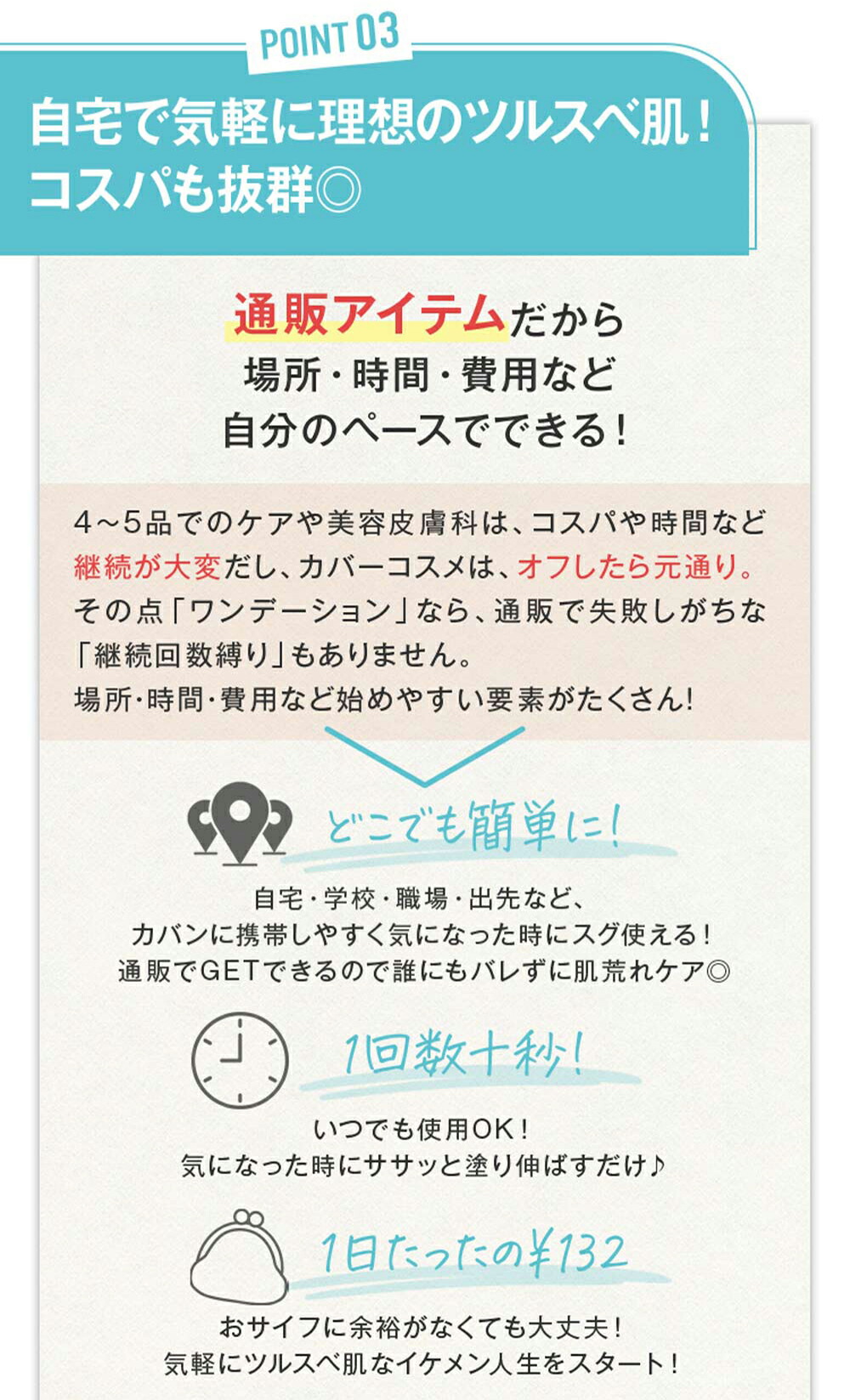 楽天市場】【マラソン限定価格】ワンデーション ONE dation 15g