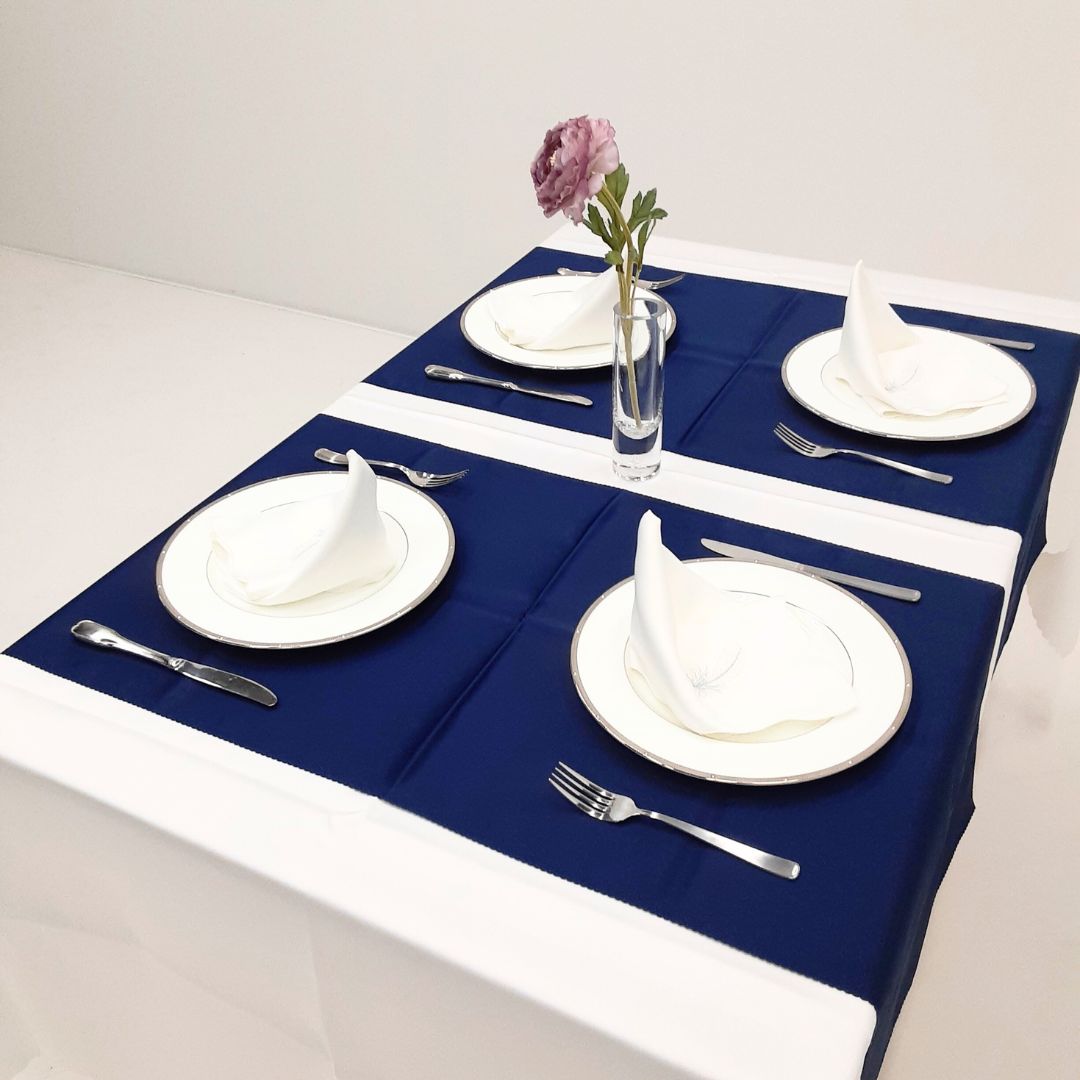 楽天市場】テーブルナプキン フェザー 49×49cm ワンポイント 白