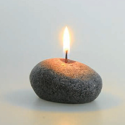 楽天市場】不思議なロックキャンドル。小石のようなろうそく。ペブル