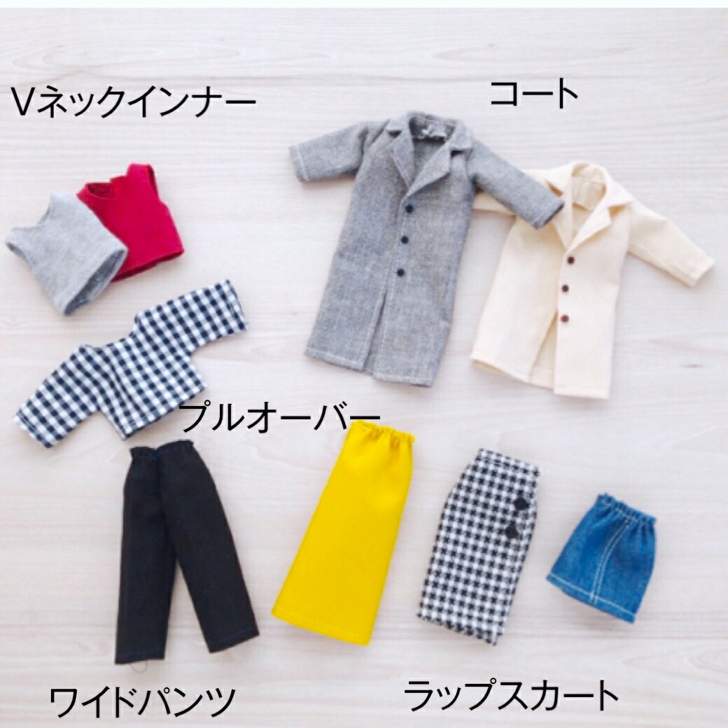 楽天市場】22cmドール サイズ型紙＆作り方 5点セット お人形 着せ替え