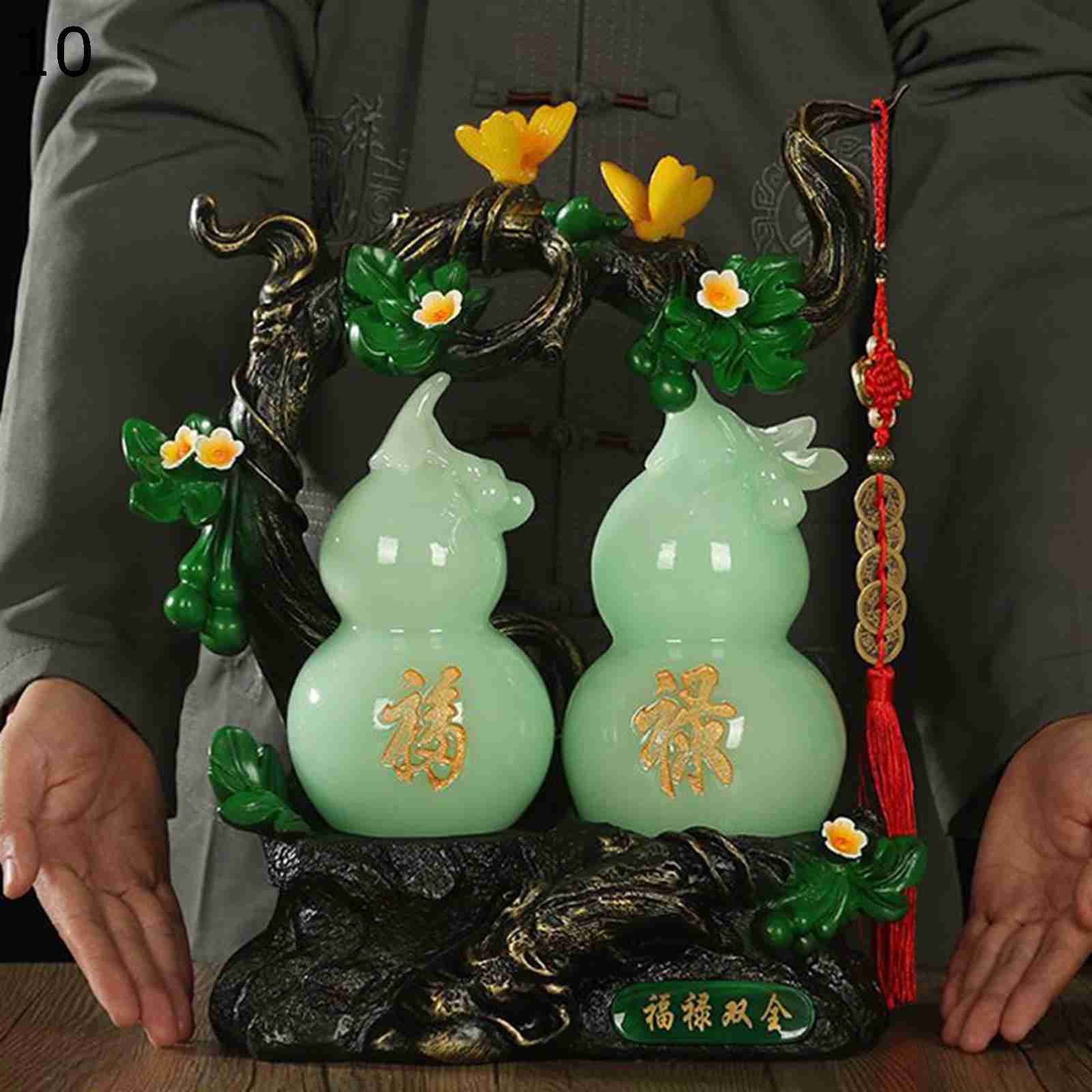 楽天市場】鎮宅ひょうたん 置物 事事如意瓢箪葫蘆 インテリア 装飾用