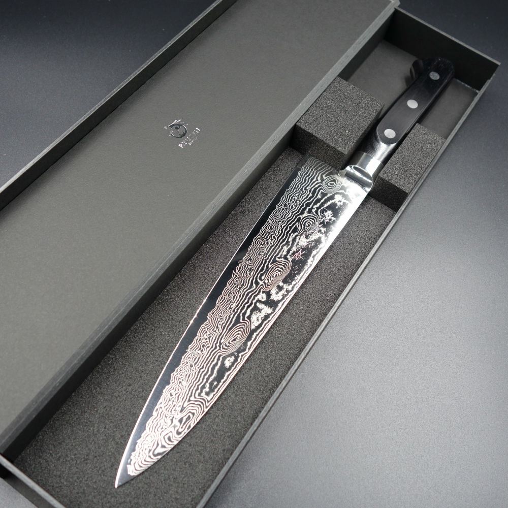 楽天市場】牛刀 魚 さばき さばく 包丁 牛刀包丁 肉 梵天雲龍 210mm