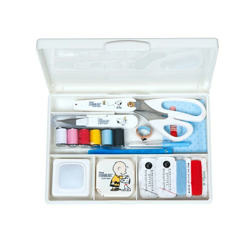 楽天市場】【ZM8568】スヌーピー ソーイングセット Wファスナーバッグ