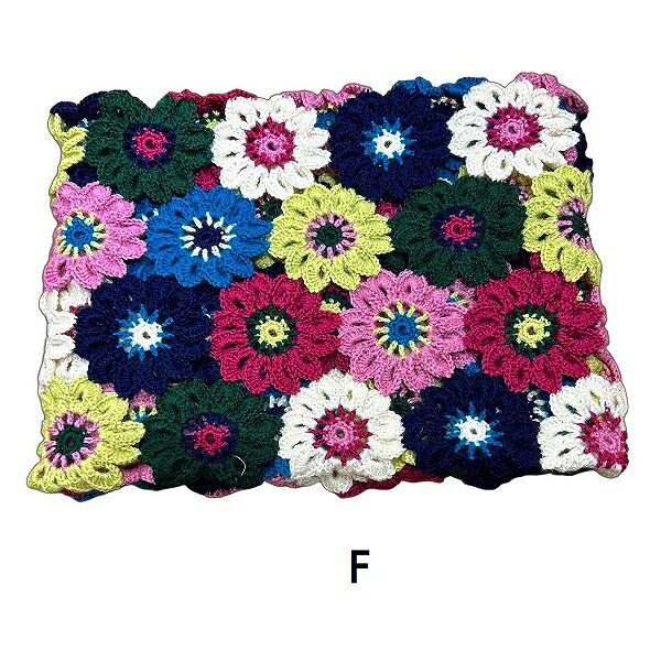 楽天市場】秋冬毛糸 かぎ針で編むモチーフスヌード中細編み物キット