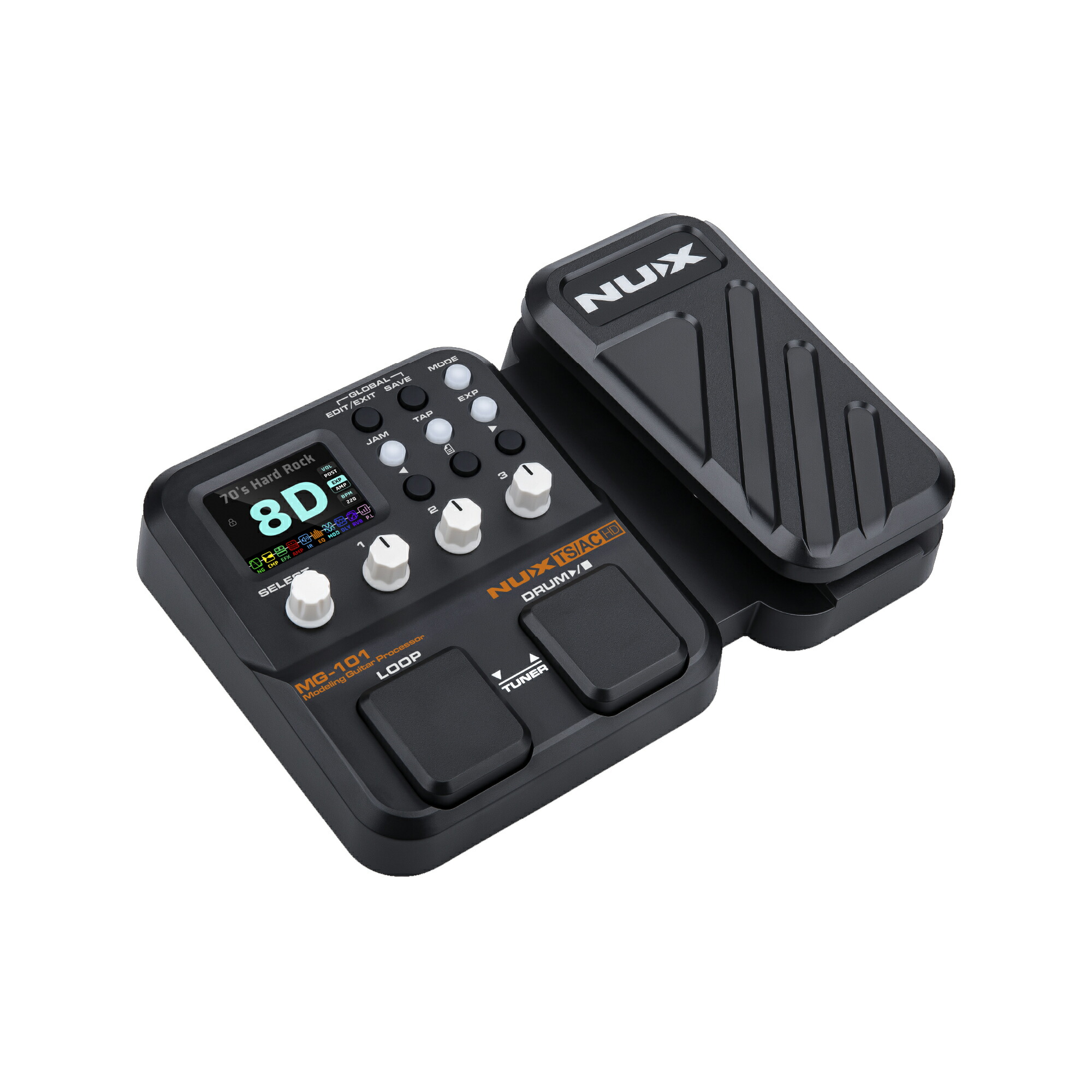 楽天市場】NUX MG-101 ニューエックス マルチエフェクター : MUSICLAND