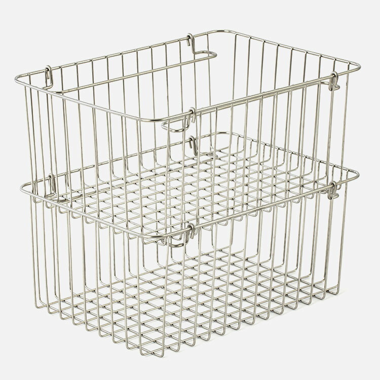 楽天市場】【KEYUCA公式店】ケユカ 重なるステンレスバスケット ワイド