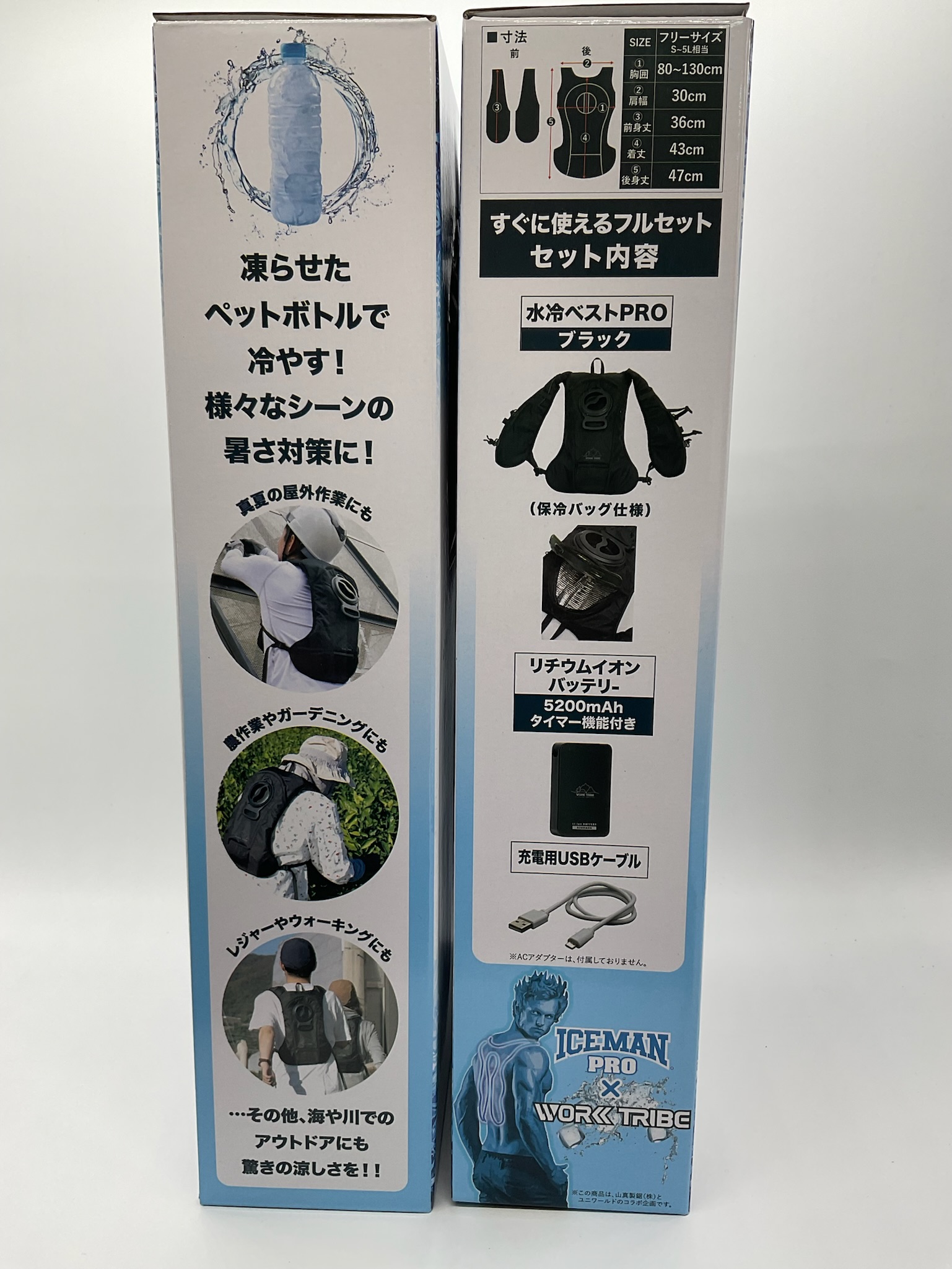 楽天市場】送料無料 水冷ベストPRO ユニワールド 7790 山真製鋸 冷却