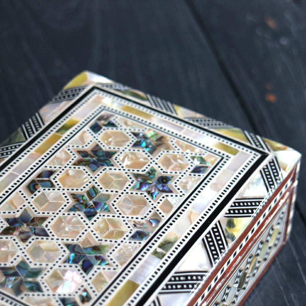 楽天市場】【10%OFFクーポン対象】エジプト螺鈿のジュエリーボックス