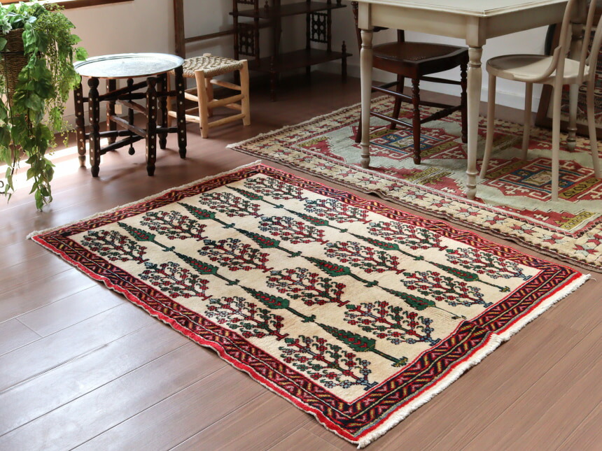 楽天市場】【15%OFFクーポン対象】トライバルラグ 手織り絨毯 トルコ