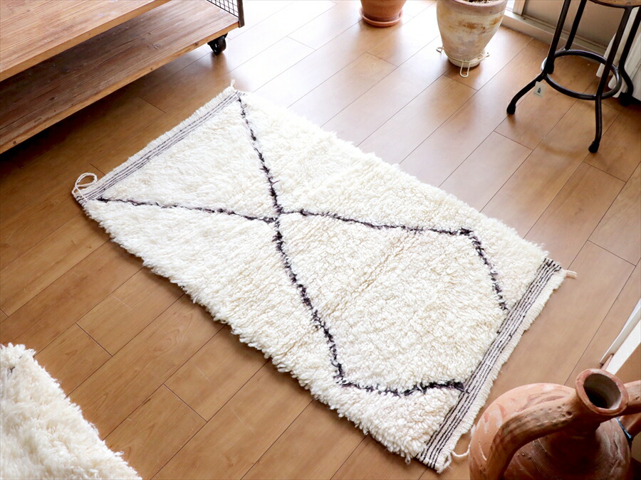 楽天市場】【15%OFFクーポン対象】モロッコ エリアラグ ベニワレン 120