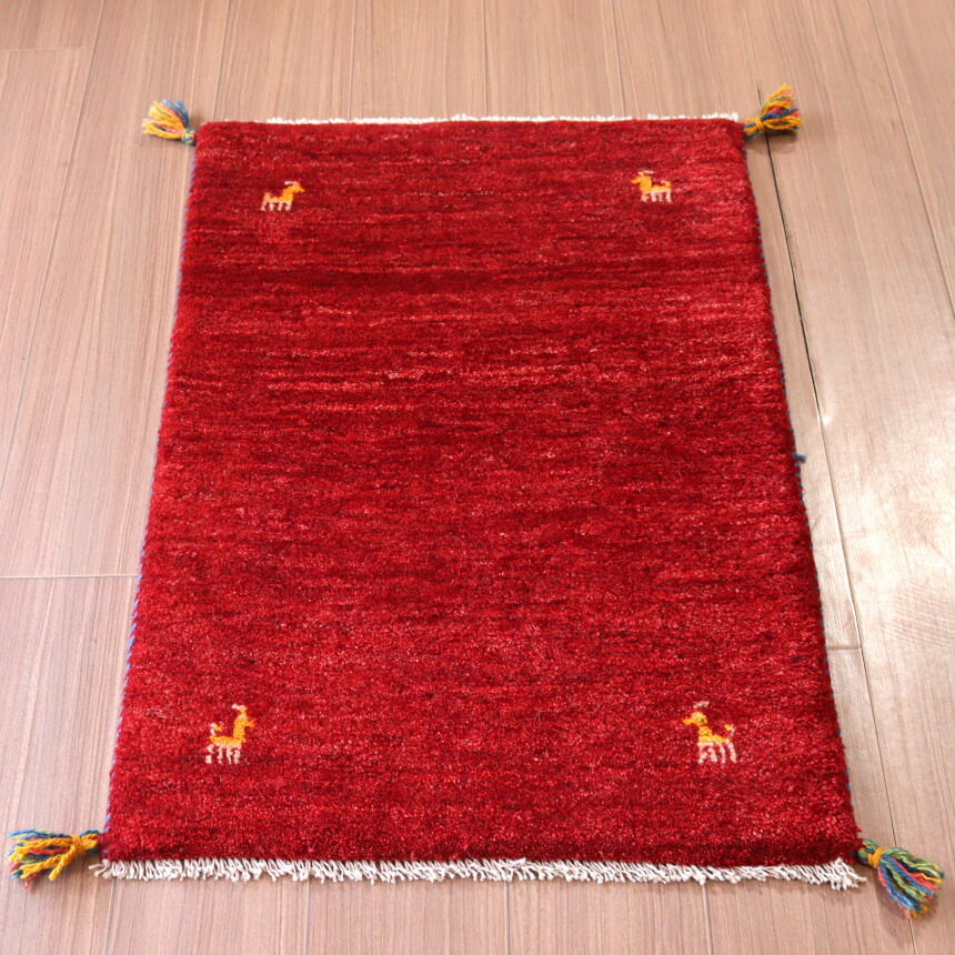 楽天市場】【15%OFFクーポン対象】ギャッベ 手織り イラン産 93×62cm