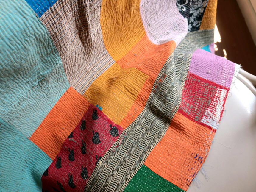 楽天市場】【10%OFFクーポン対象】インド カンタ刺繍 パッチワーク