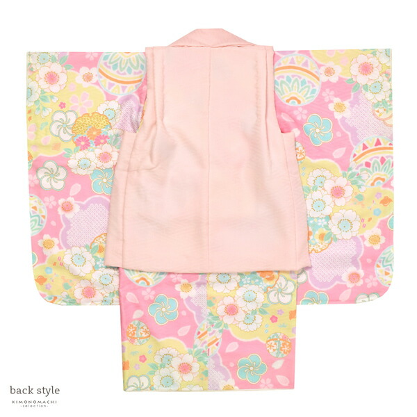 楽天市場】七五三 着物 3歳 女の子 ブランド被布セット Shikibu Roman