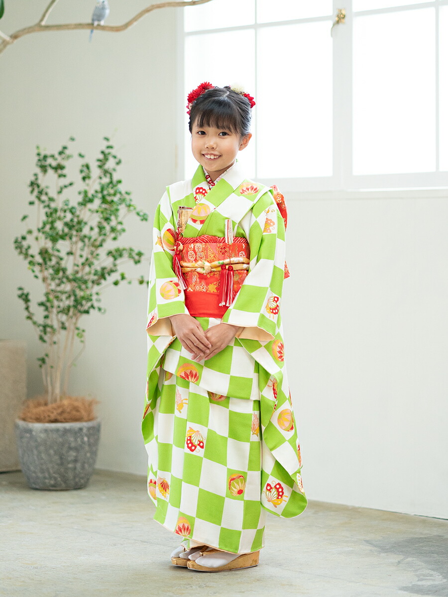 楽天市場】【レンタル】【七五三レンタル】 七五三 女の子 着物セット