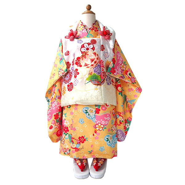 楽天市場】七五三 着物 3歳 被布セット 販売 8点 フルセット 753