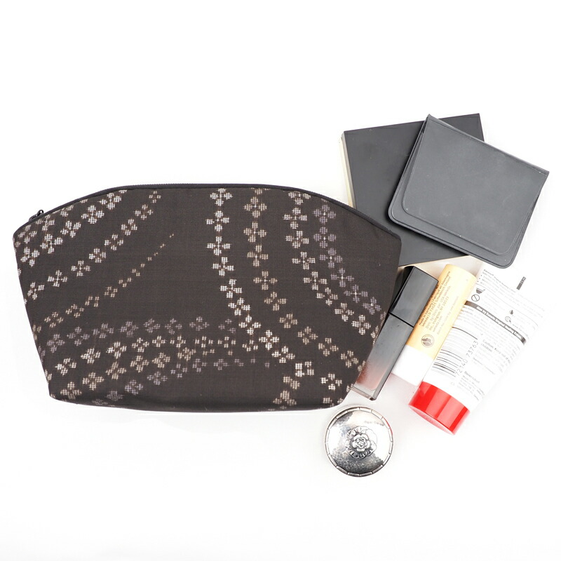 楽天市場】新柄追加！本場大島紬の≪大きな≫ポーチ【Kimono Factory