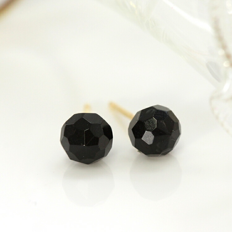 楽天市場】【最短当日出荷】5ミリ ブラックオニキス K18ゴールド 一粒