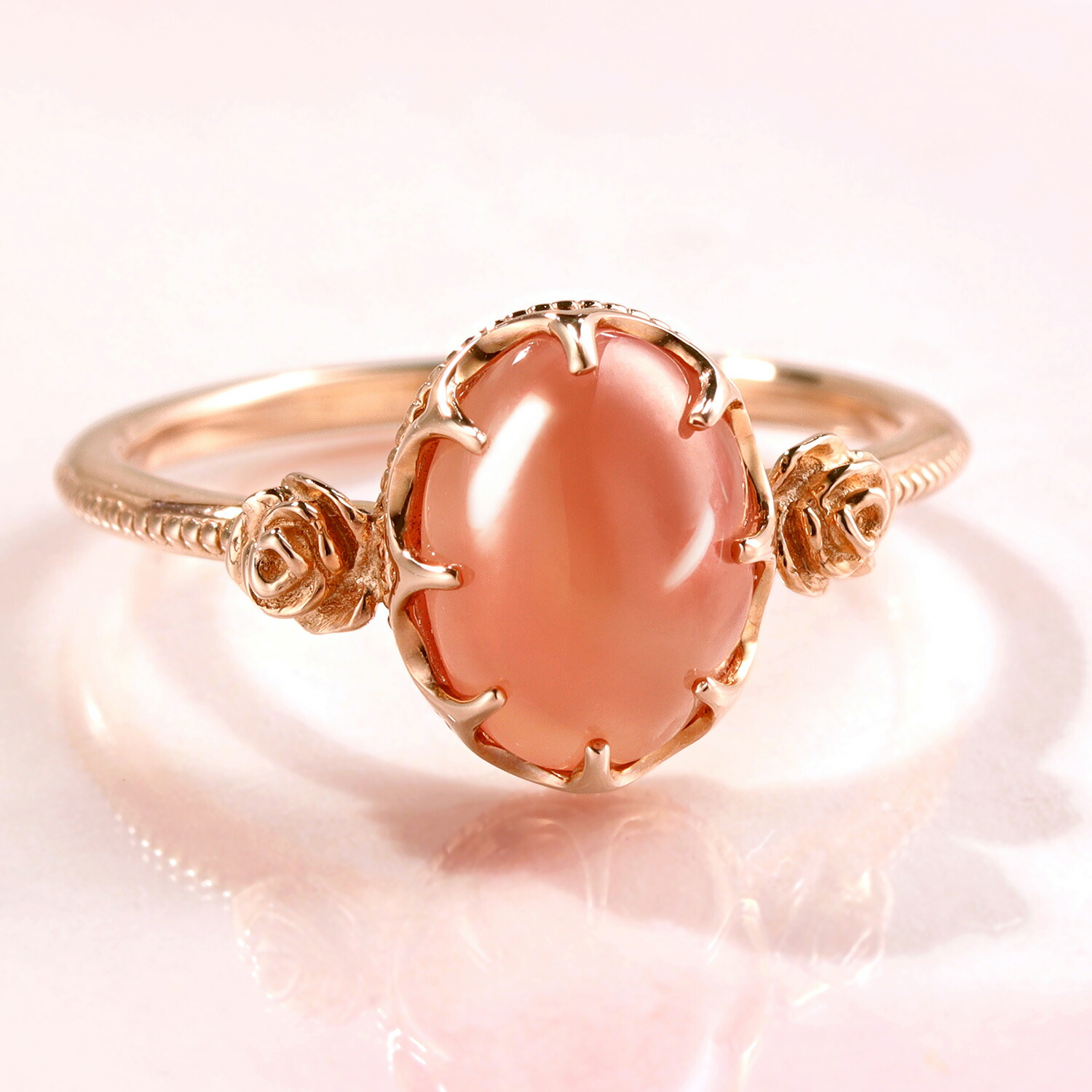 楽天市場】1.5ctアップ 北海道稲倉産ロードクロサイト K10 K18 ピンク