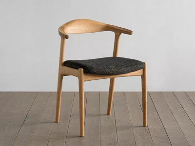 楽天市場】ダイニングチェア オメガ2 セミアームチェア 椅子 イス 受注