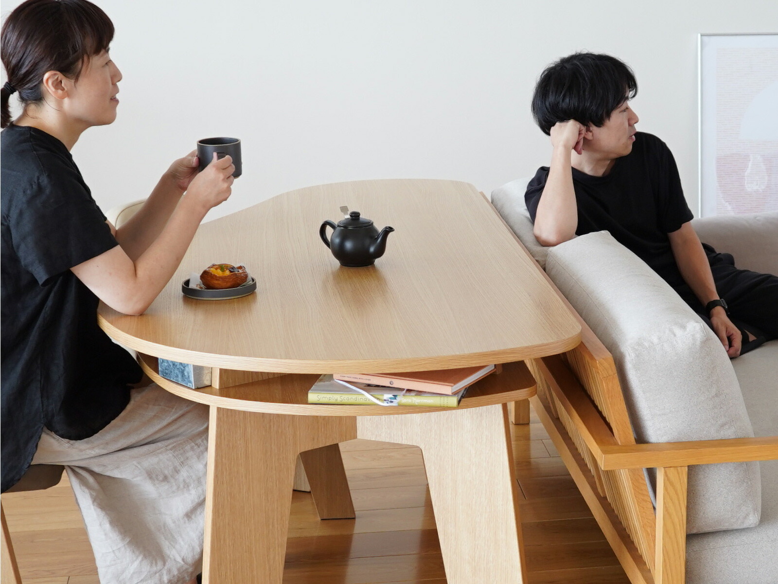 楽天市場】【組立設置無料キャンペーン】収納付き 変形ダイニング