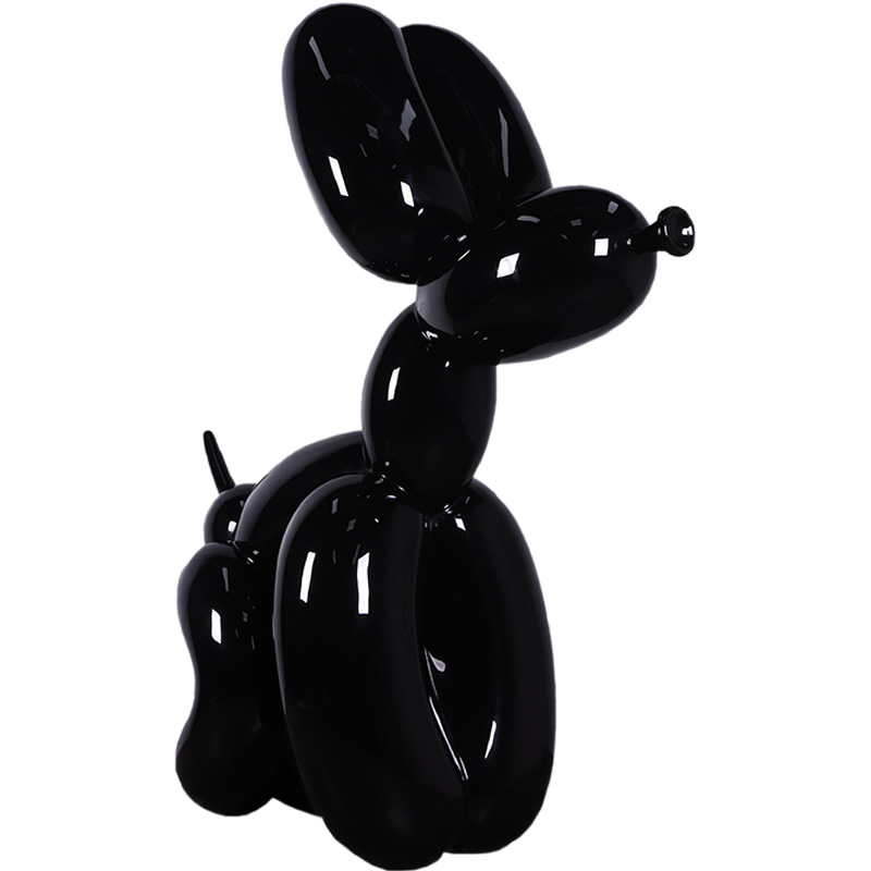 楽天市場】オブジェ 風船バルーンドッグ犬ブラック インテリア