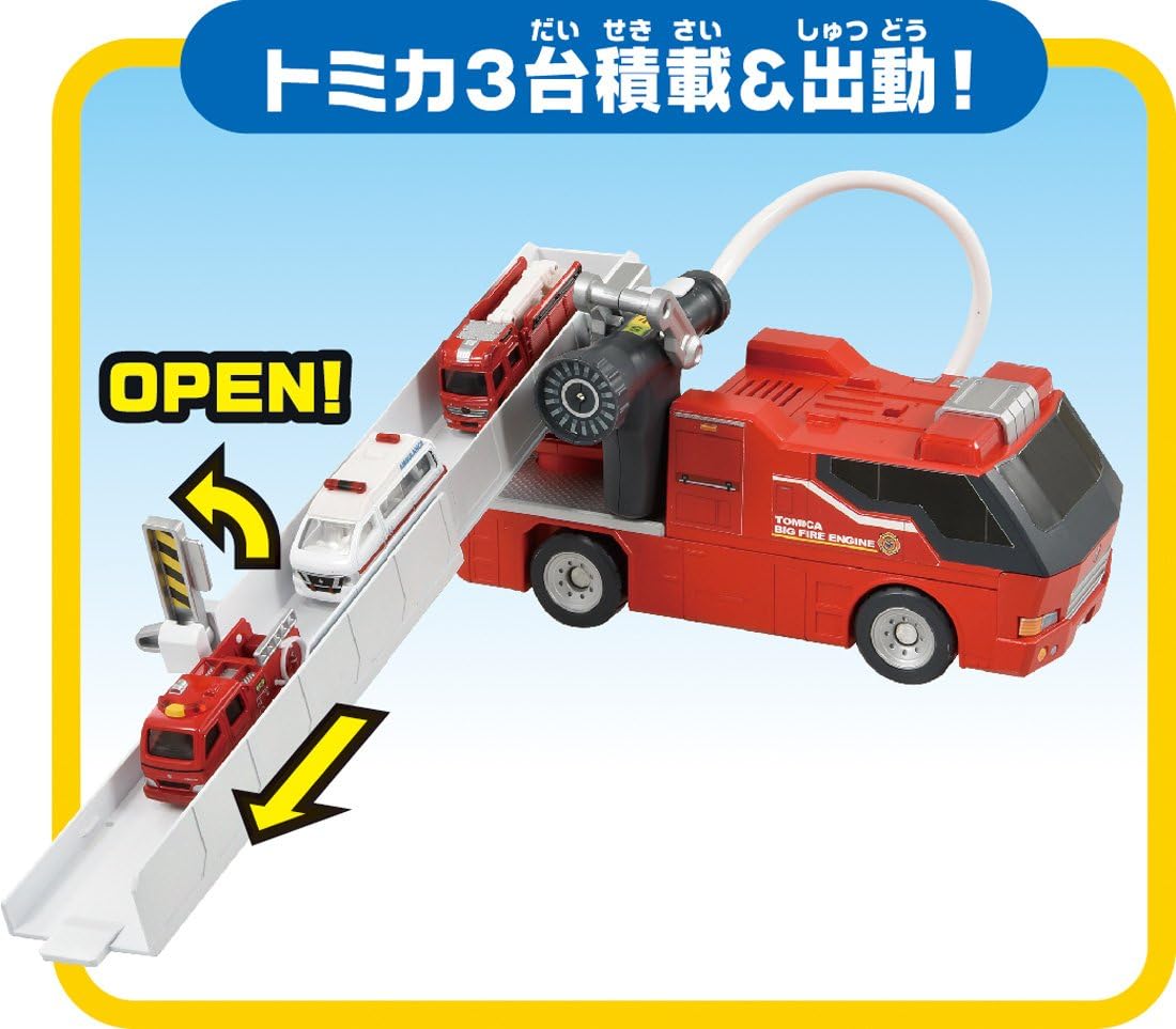 楽天市場】トミカ ぶるぶる放水! BIGファイヤーエンジン : キングショップ