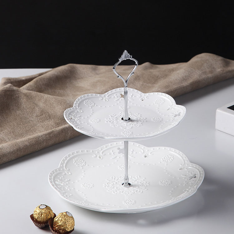 楽天市場】ケーキスタンド ディスプレイ おしゃれ ケーキプレート 陶器