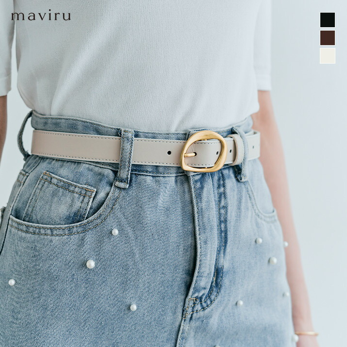 楽天市場】ベルト《ニュアンスバックルレザーベルト 全3色