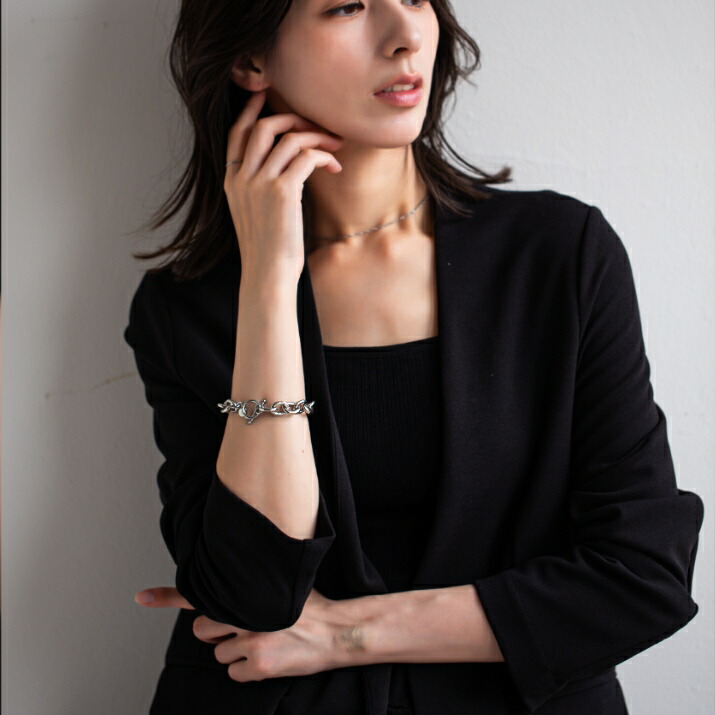 楽天市場】ブレスレット《ステンレス製 マンテルブレスレット》全2色