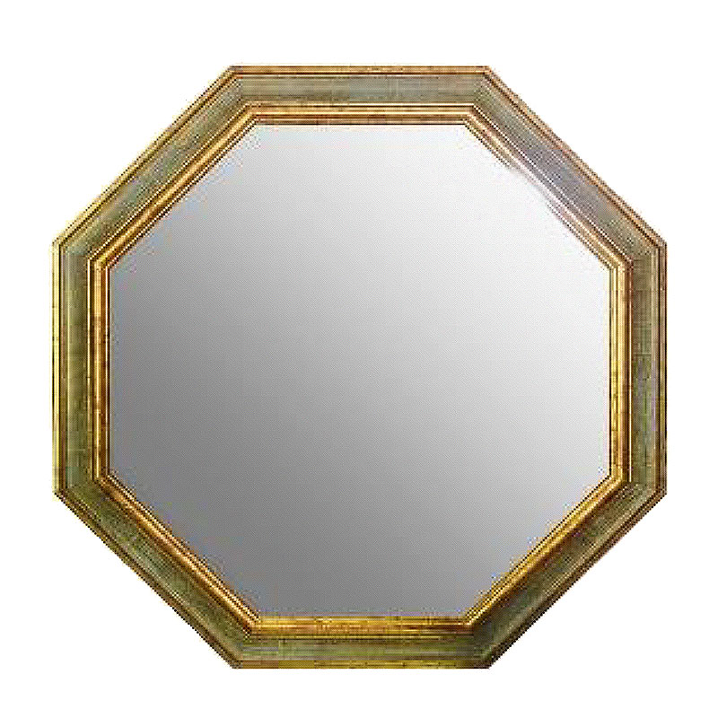 楽天市場】【スーパーセール価格】 鏡 壁掛け アンティーク 八角ミラー