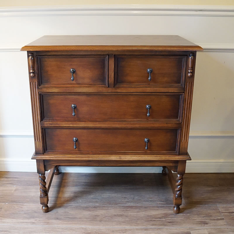 楽天市場】アンティーク家具 リプロダクト チェスト 3段 4引出し