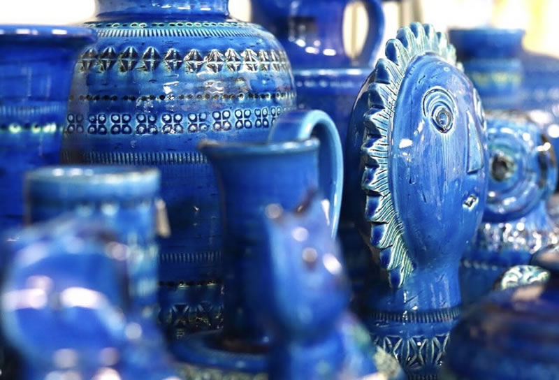 楽天市場】BITOSSI ビトッシ 傘立て 陶器 イタリア製 リミニブルー