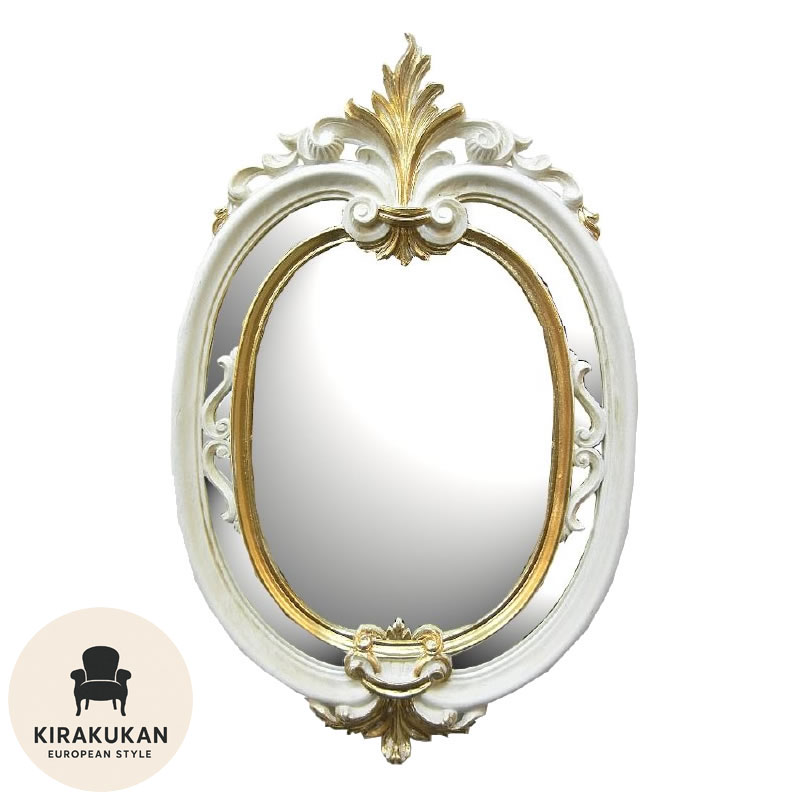 楽天市場】鏡 壁掛け アンティーク イタリア製クラシックミラー Mirror