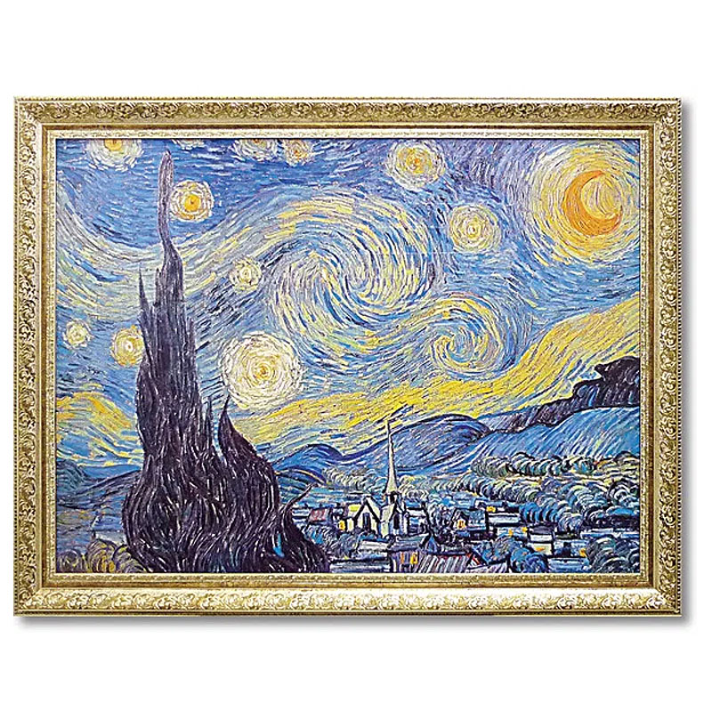 楽天市場】絵画 インテリア ゴッホ 名画「 Starry Night 星月夜