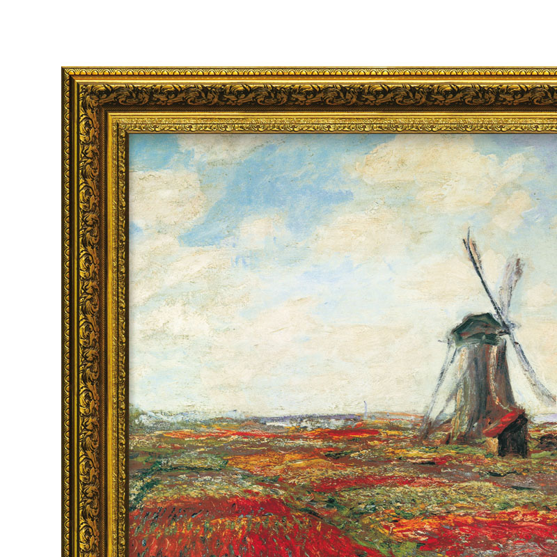楽天市場】絵画 モネ インテリア monet 「 チューリップ畑 」 74