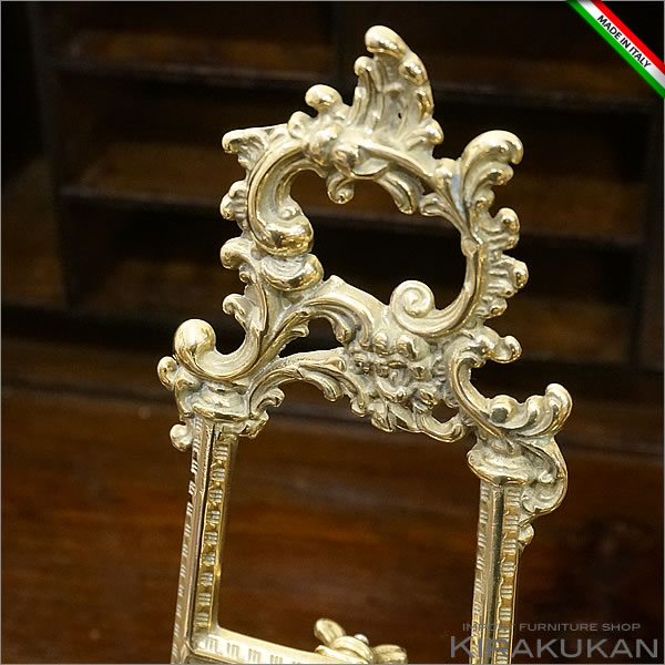 楽天市場】イタリア製 イーゼル 小 ブラス 真鍮 皿立て イーゼル 卓上