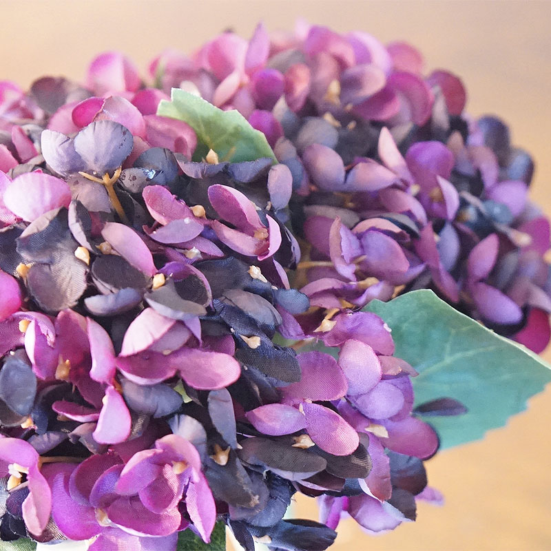 楽天市場】アートフラワー あじさい 紫陽花 アジサイ 紫 造花