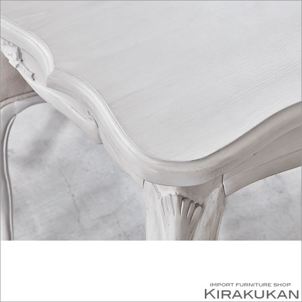 楽天市場】HAMPTON ハンプトン ダイニングテーブル135 組立式 白家具