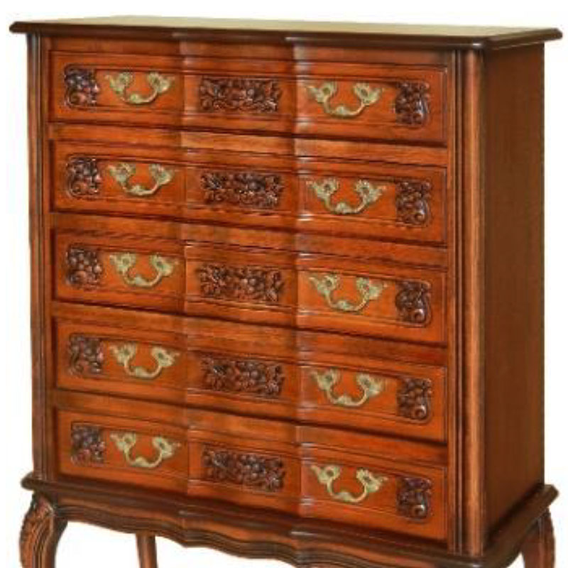 楽天市場】イタリア家具 クラウディオ 5段チェスト ウォールナット