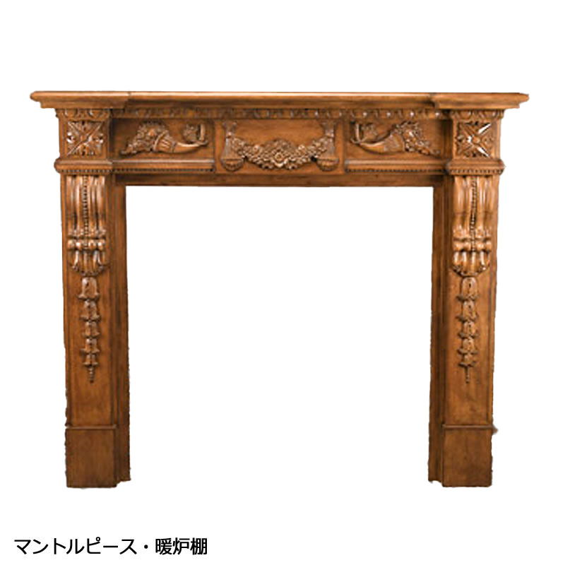 楽天市場】壁掛け暖炉棚 マントルピース メディアム仕上げ (暖炉カバー
