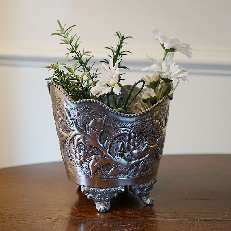 楽天市場】プランターカバー おしゃれ 鉢カバー 真鍮 ブラス製