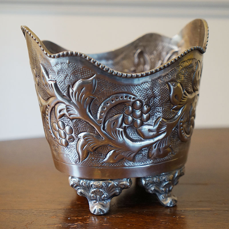 楽天市場】プランターカバー おしゃれ 鉢カバー 真鍮 ブラス製