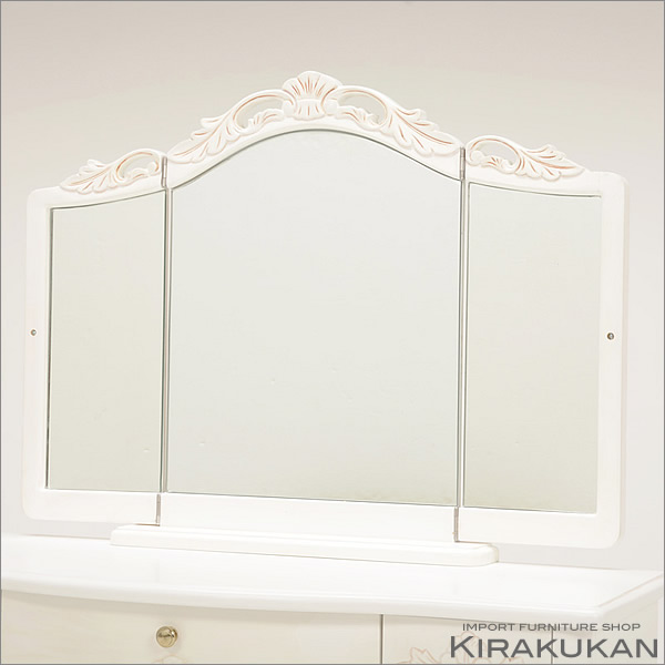 楽天市場】VIOLETTA ヴィオレッタ ドレッサー スツールセット 三面鏡