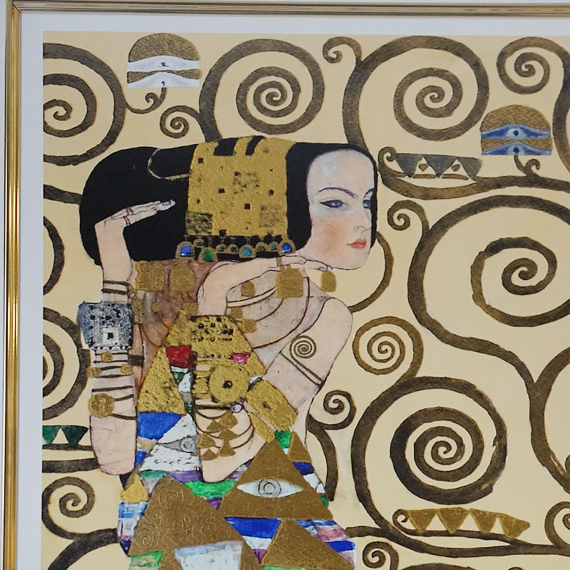 楽天市場】【スーパーセール価格】 絵画 インテリア クリムト 生命の樹