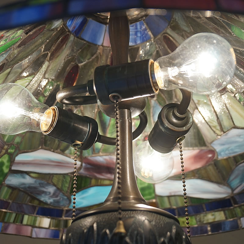 楽天市場】ヴィンテージ ステンドグラスランプ ティファニースタイル